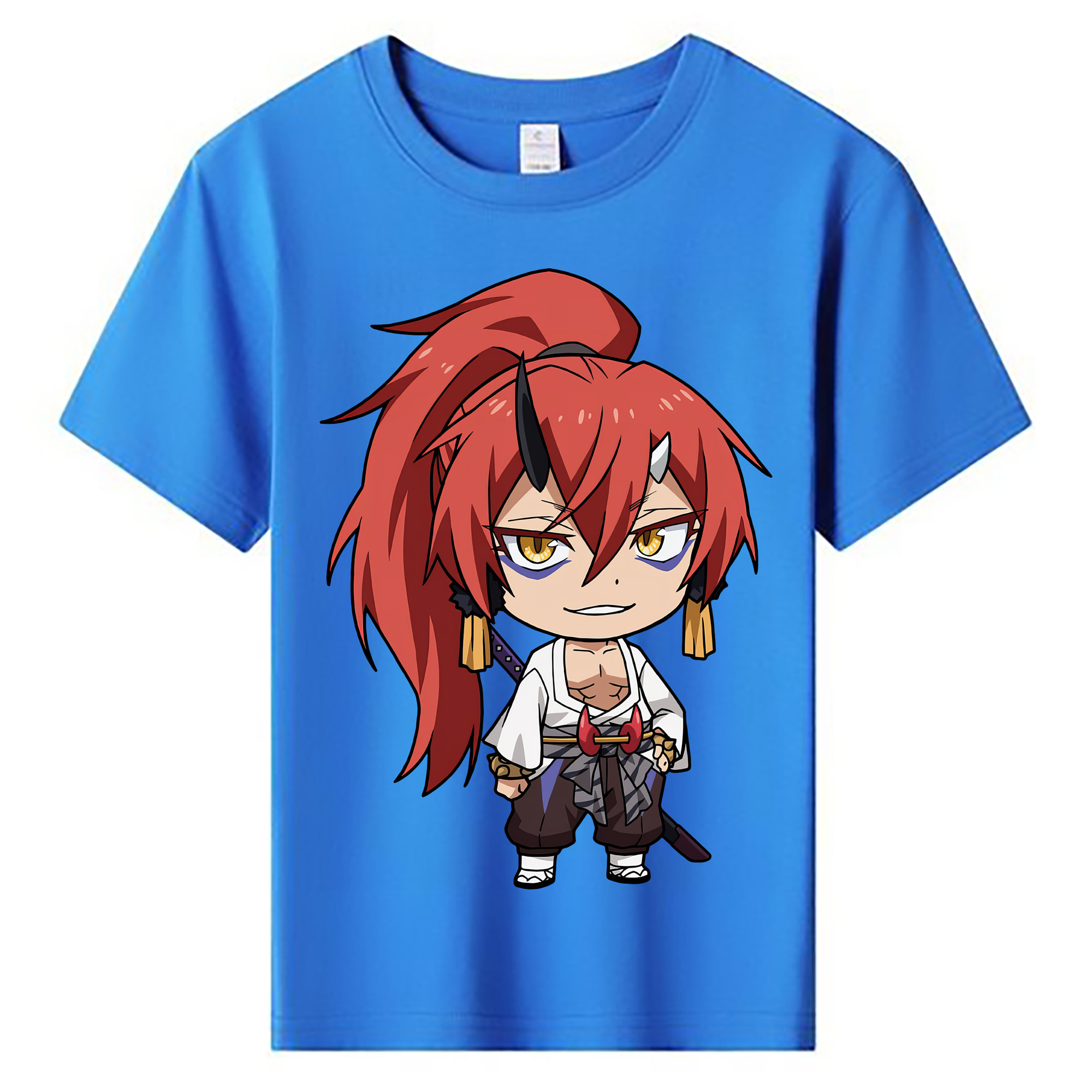 （画像用） 転スラ Regarding Reincarnated to Slime 綿100％キッズTシャツ（フロントプリント）